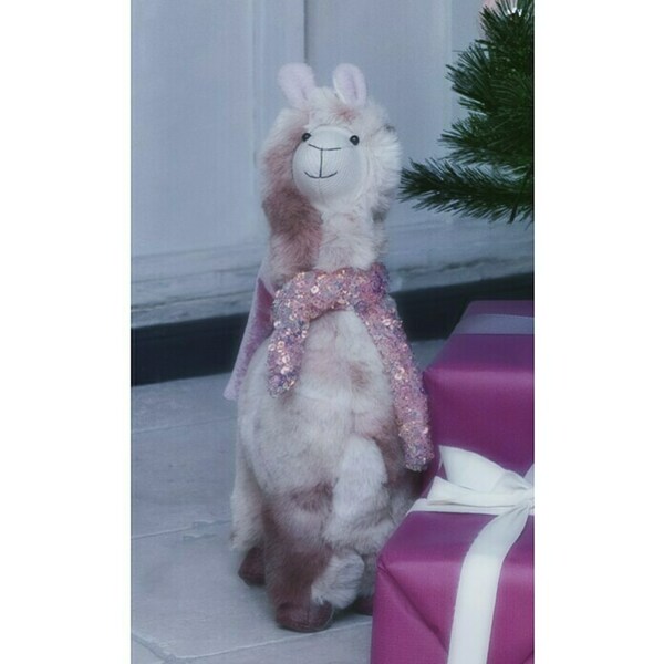 Bild 2 von Dekofigur Weihnachtslama