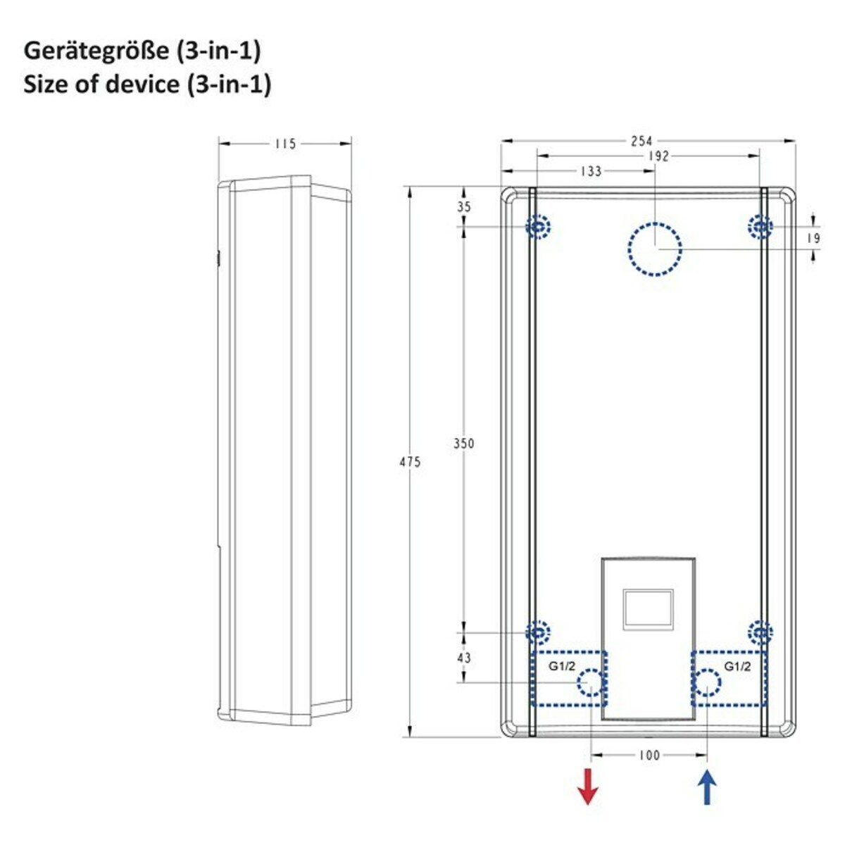 Bild 2 von Thermoflow Durchlauferhitzer Elex 3 in 1