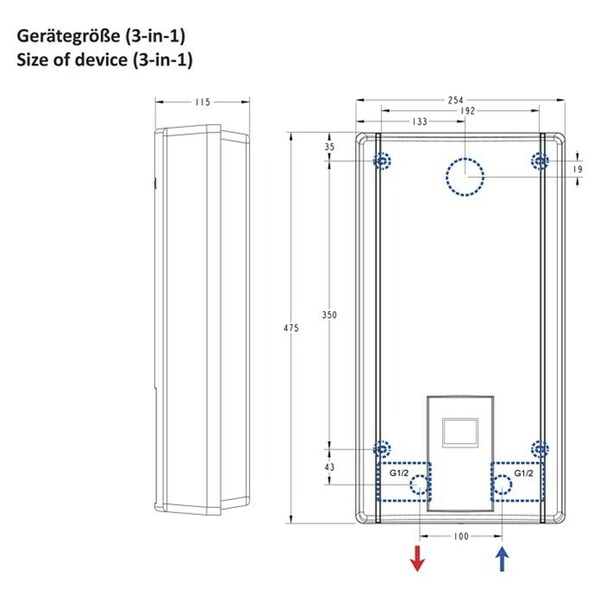 Bild 2 von Thermoflow Durchlauferhitzer Elex 3 in 1