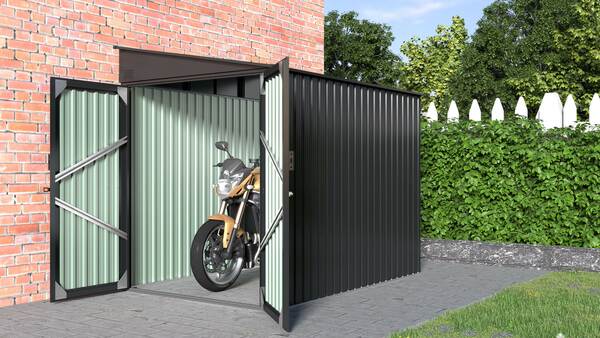 Green Yard Motorradgarage von Norma ansehen!