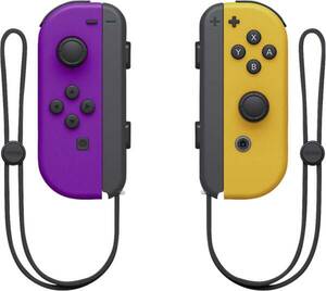 Nintendo Joy-Con 2er-Set Neon-Lila/Neon-Orange (Switch)