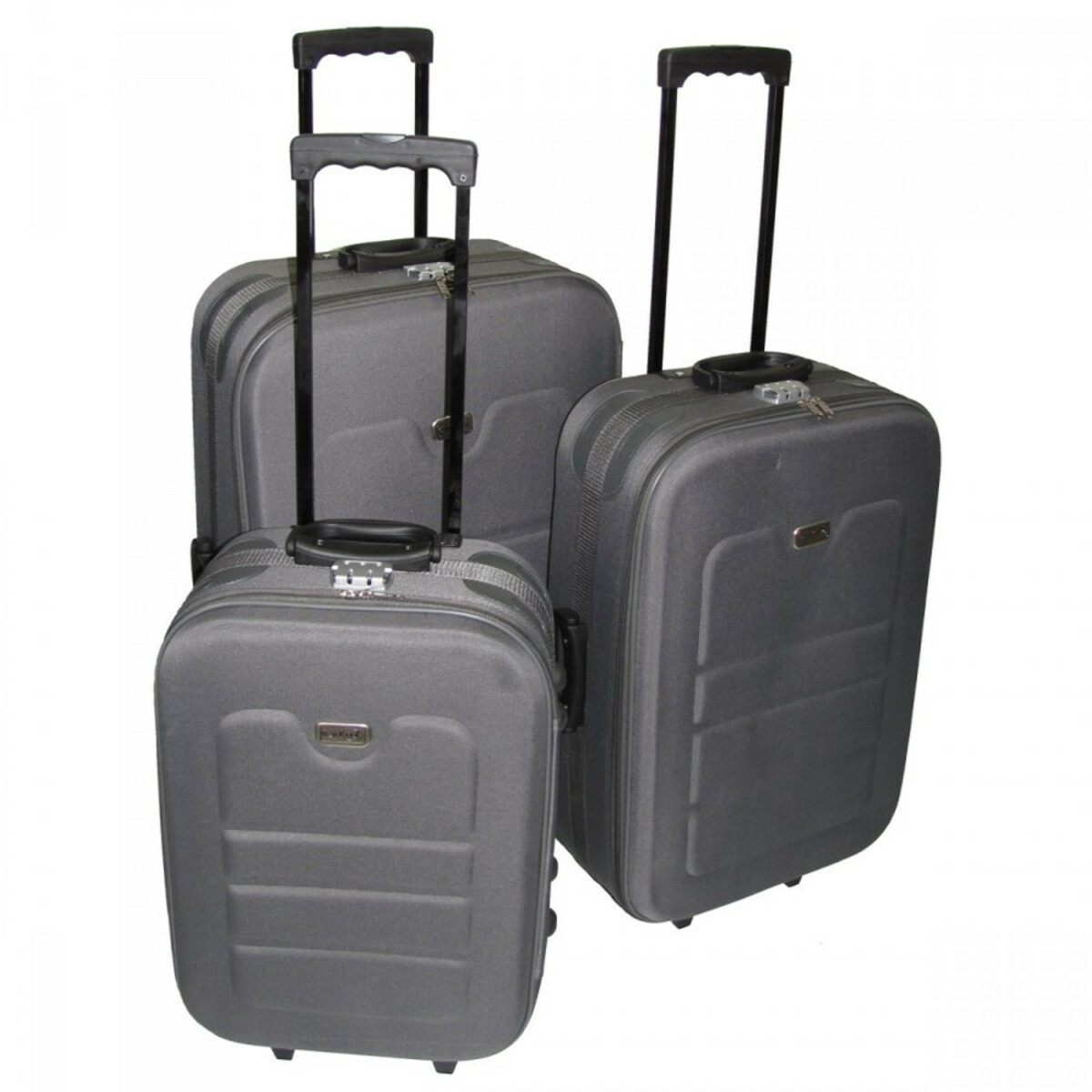 Bild 1 von Trolley-Set 3-teilig aus EVA-Kunststoff in Grau