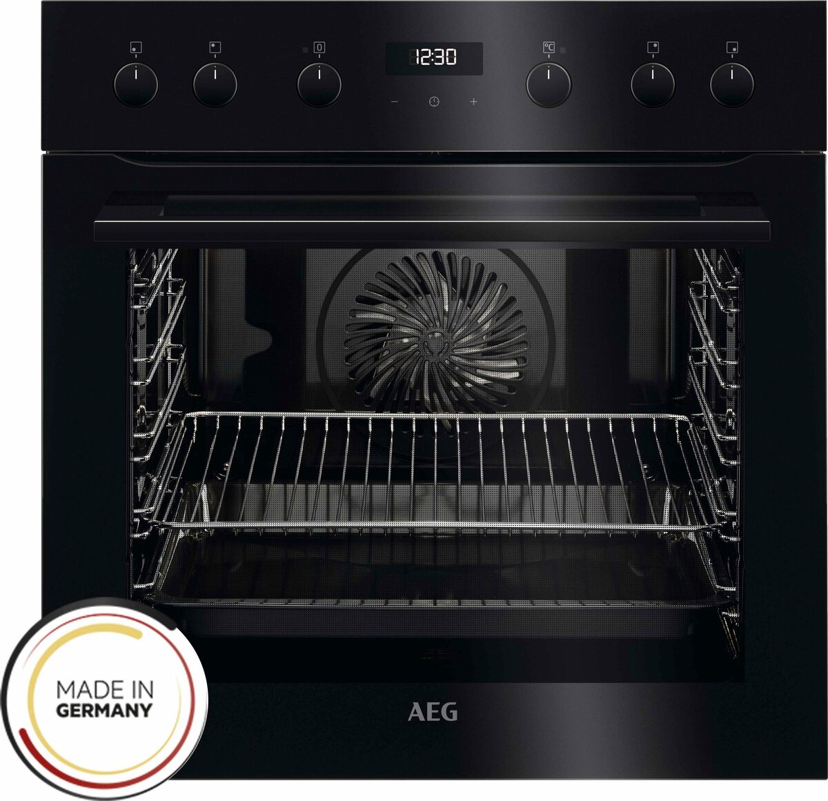 Bild 4 von AEG Elektro-Herd-Set TEAMHBlac2, mit Teleskopauszug nachrüstbar