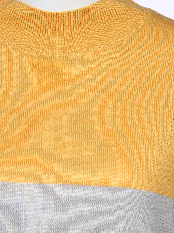 Bild 3 von Damen Strickpullover "Cashmere-Like" mit Streifen
                 
                                                        Grau