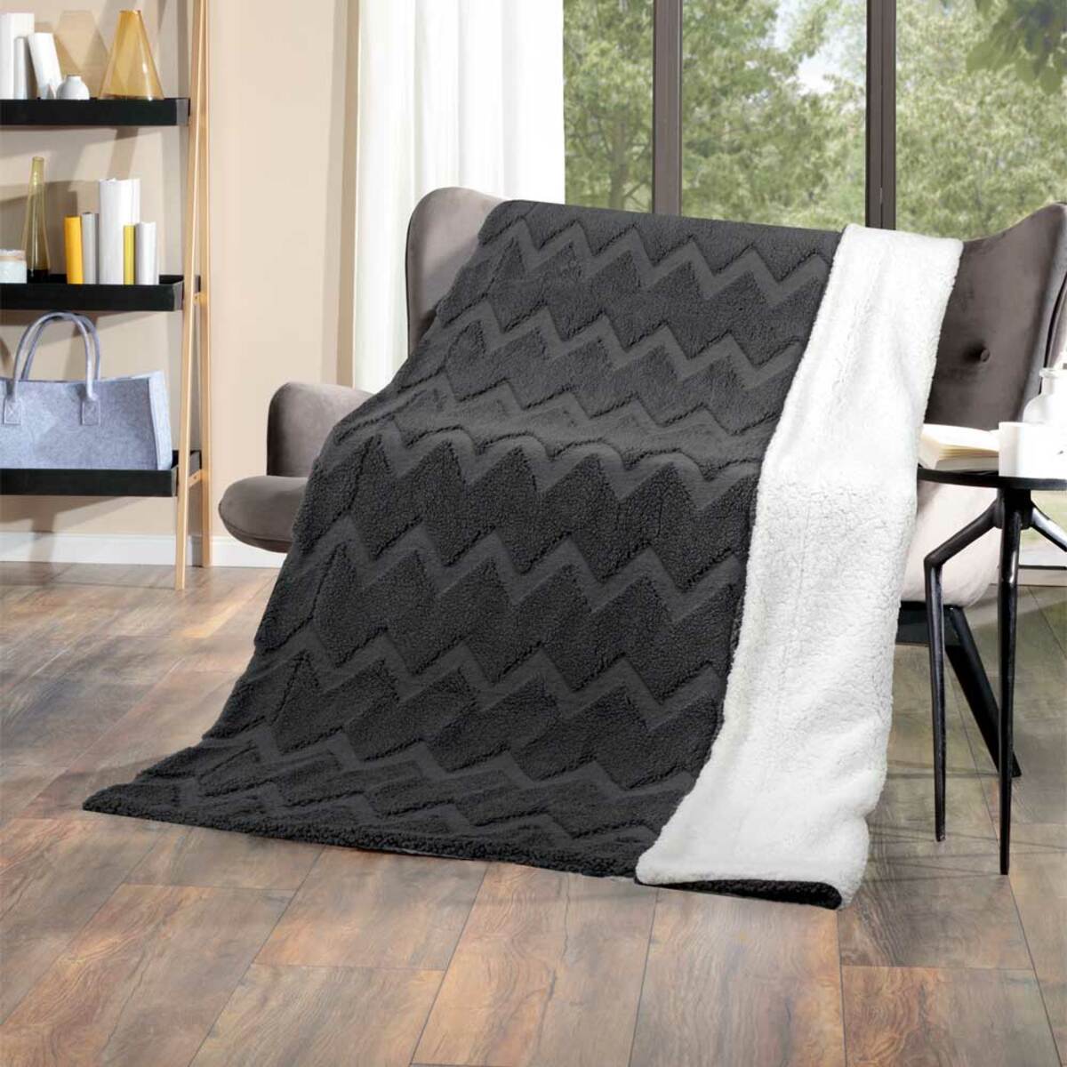 Bild 2 von Bella Casa Kuscheldecke Zick Zack - ca. 150 x 200 cm