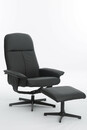 Bild 1 von Happy Home Relaxsessel mit Hocker HWP58-SCH schwarz