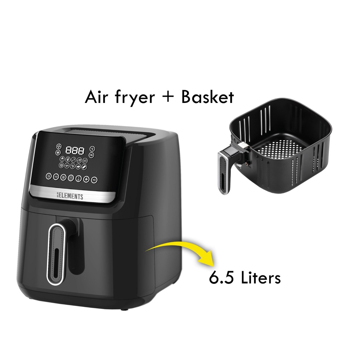 Bild 4 von KB Elements ELK65FD1 Air Fryer 6,5 Liter 1600 Watt