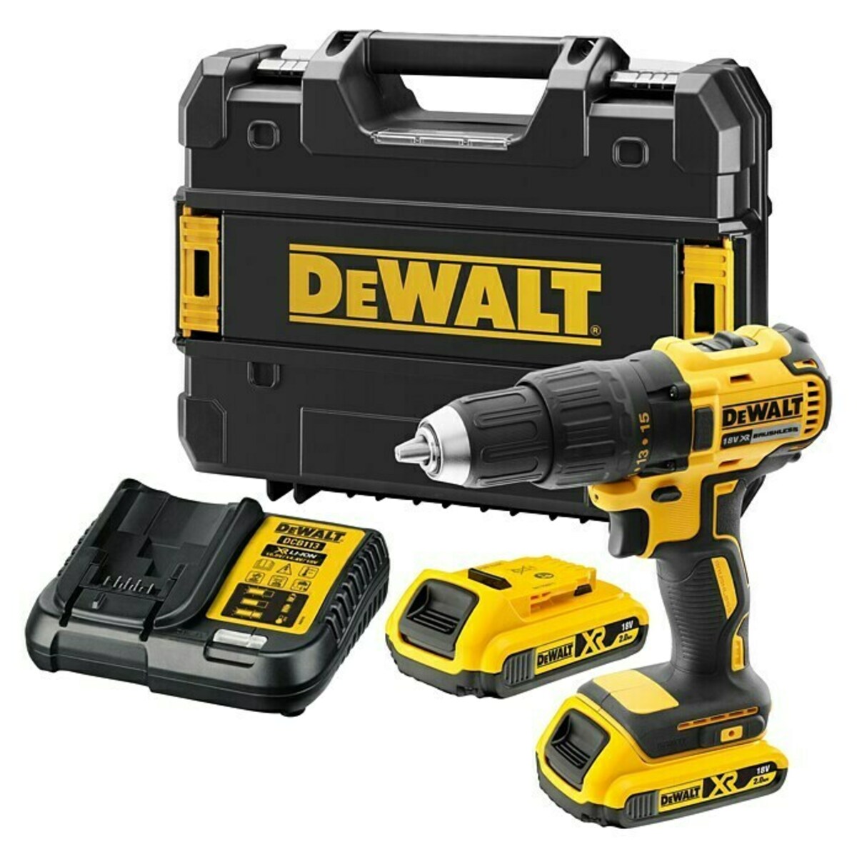 Bild 1 von Dewalt XR 18V Akku-Bohrschrauber DCD777D2T-QW