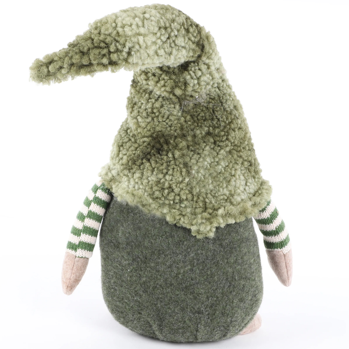 Bild 2 von Wichtel sitzend mit leuchtender Nase 23x14x46cm
                 
                                                        Grau