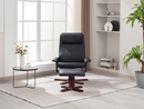 Bild 2 von Happy Home Relaxsessel mit Hocker HWP59-GRA schwarz & Holzbeine