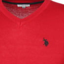 Bild 3 von Herren Feinstrickpullover mit V-Ausschnitt
                 
                                                        Rot