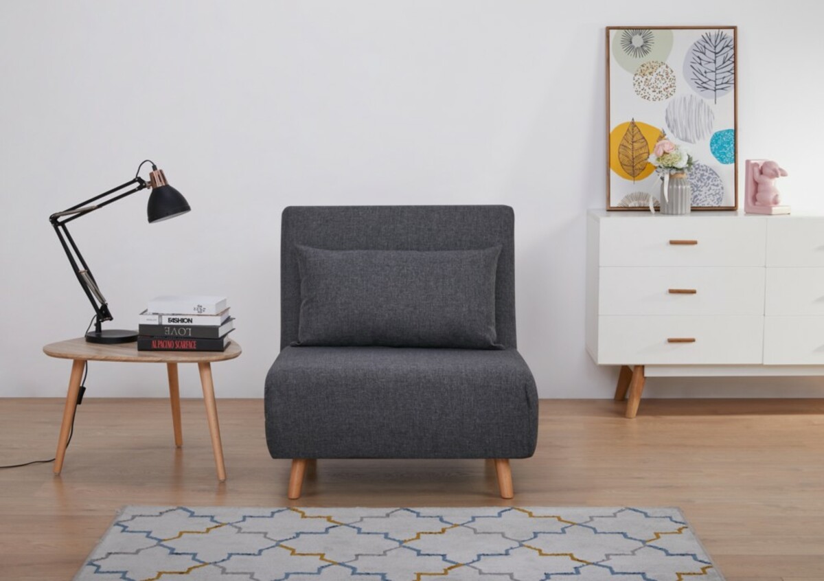 Bild 3 von Trendstabil Schlafsessel inkl. Kissen 77 x 90 x 81 cm Anthrazit