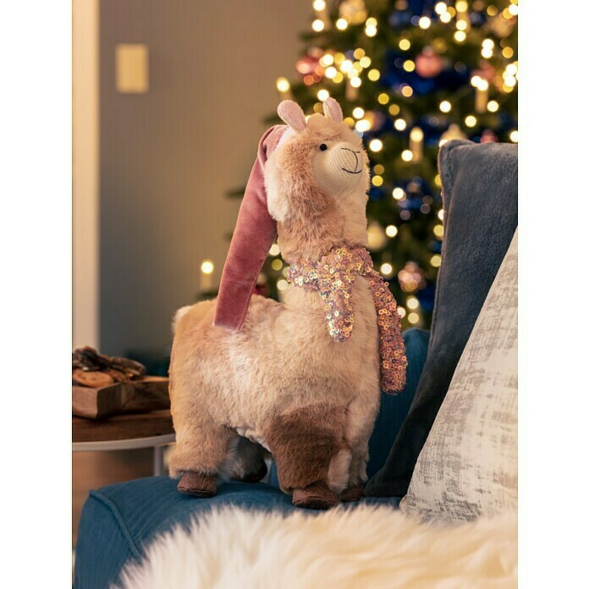 Bild 1 von Dekofigur Weihnachtslama