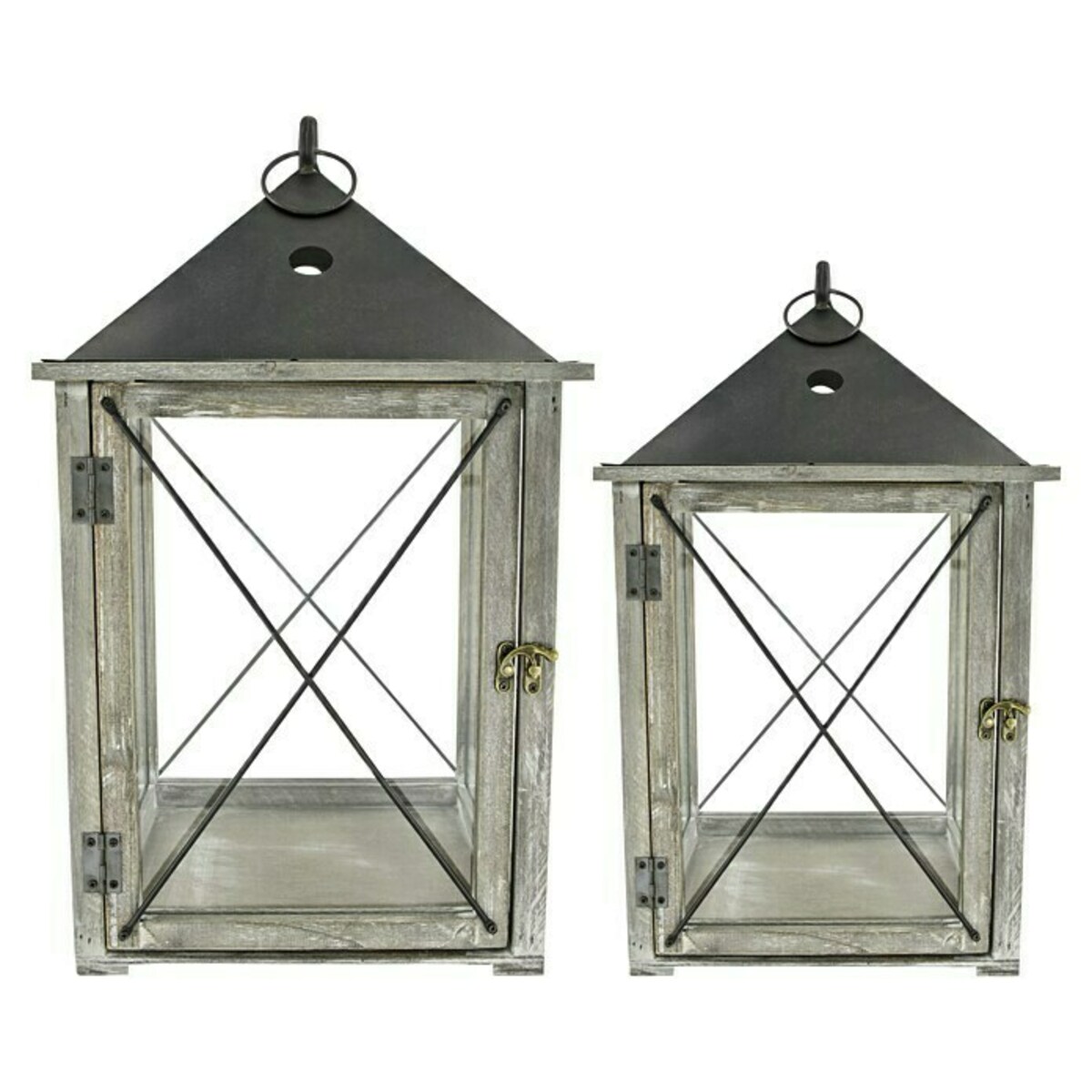 Bild 2 von Holz-Laterne Vintage