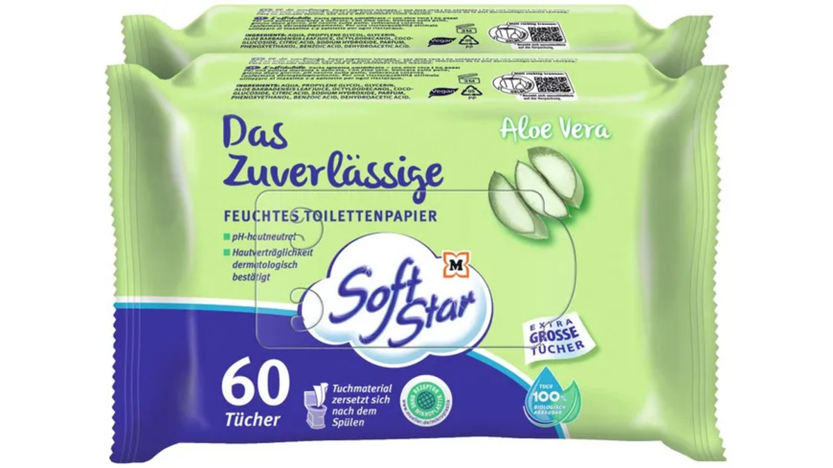 Bild 1 von SoftStar feuchtes Toilettenpapier Aloe Vera