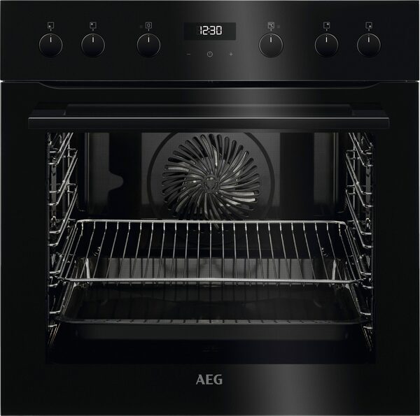 Bild 3 von AEG Elektro-Herd-Set TEAMHBlac2, mit Teleskopauszug nachrüstbar