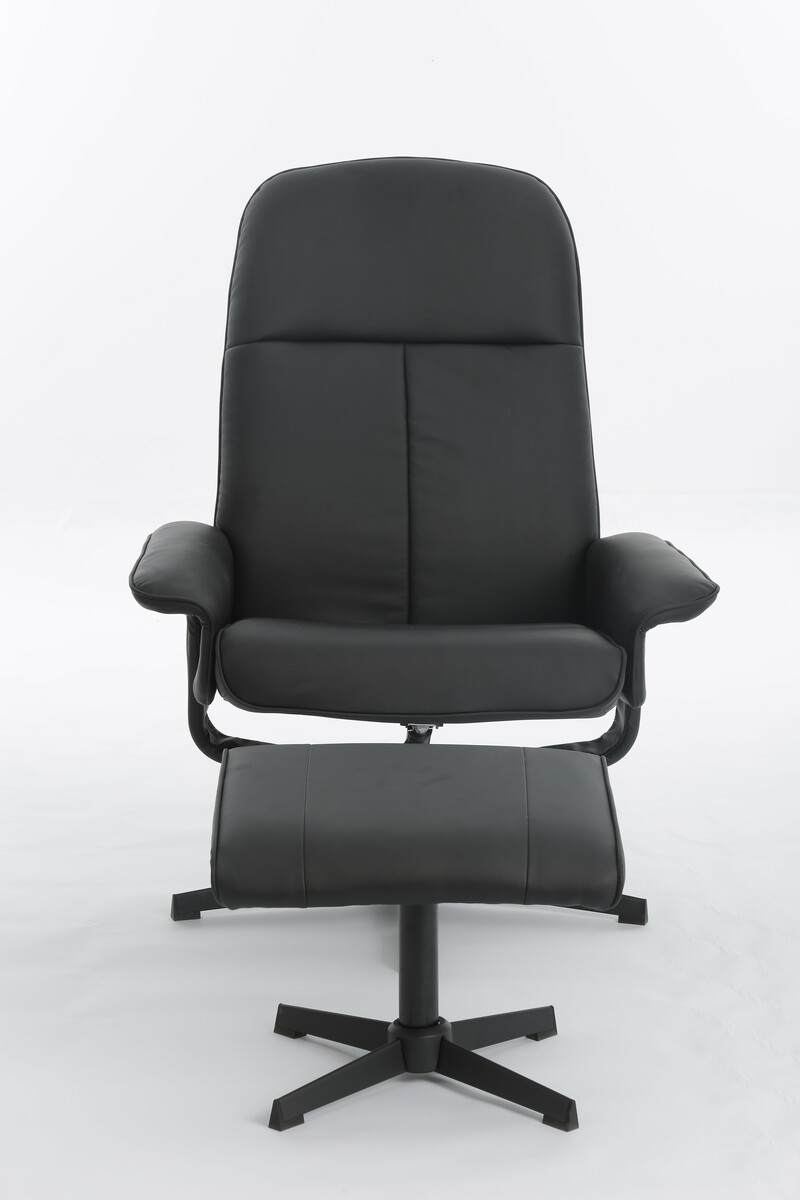 Bild 3 von Happy Home Relaxsessel mit Hocker HWP58-SCH schwarz