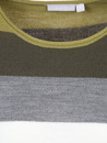 Bild 3 von Damen Pullover "Cashmere-like" mit Blockstreifen
                 
                                                        Grün