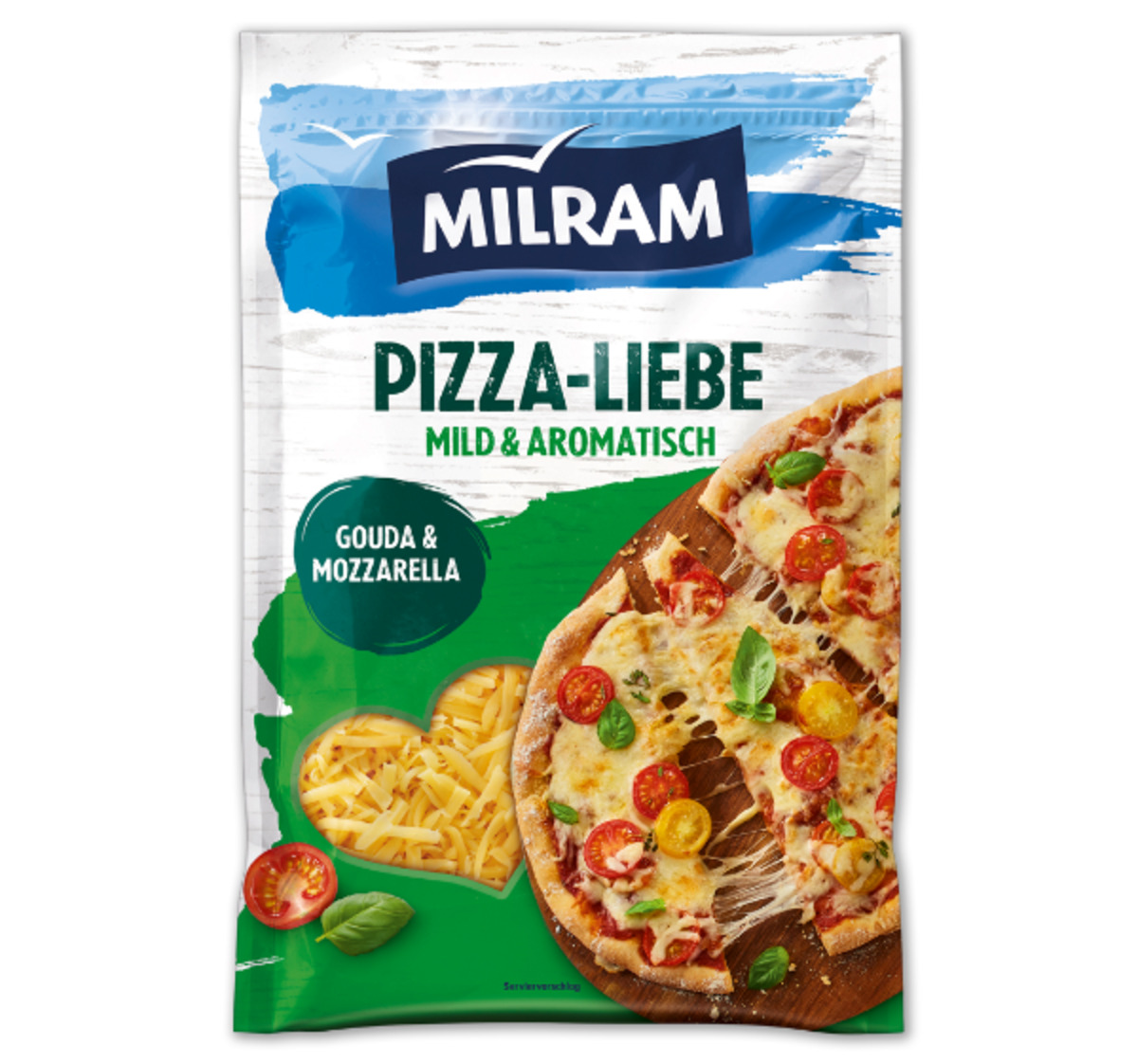 Bild 1 von MILRAM Reibekäse Pizza-Liebe*