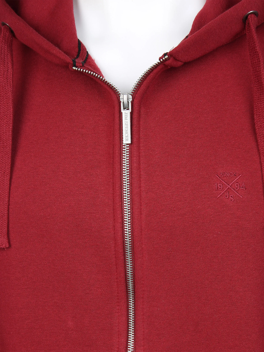Bild 3 von Herren Kapuzen-Sweatjacke
                 
                                                        Rot
