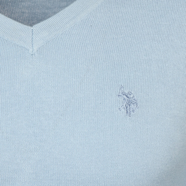 Bild 3 von Herren Feinstrickpullover mit V-Ausschnitt
                 
                                                        Blau