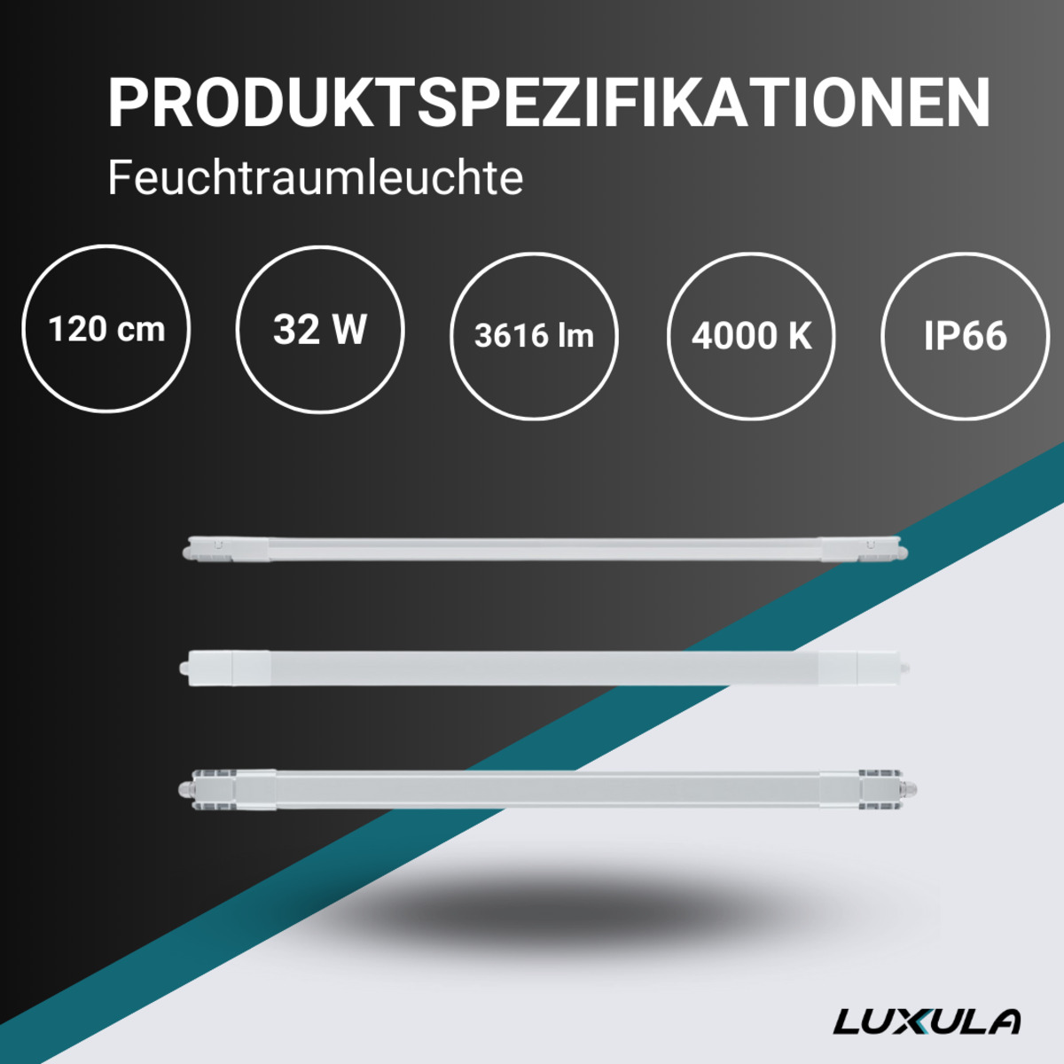 Bild 2 von LED Feuchtraumleuchte, 120 cm