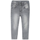 Bild 1 von Jungen Slim-Jeans mit Used-Waschung HELLGRAU