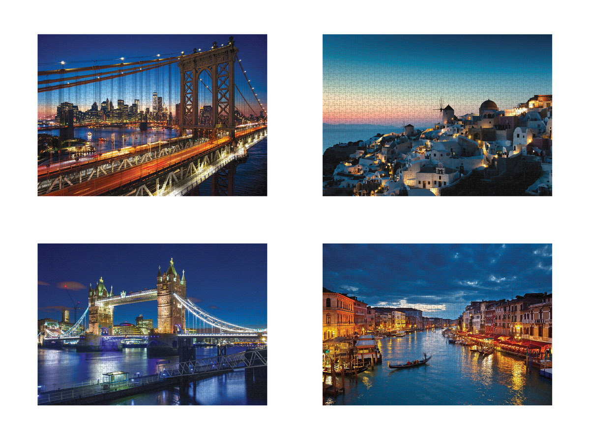 Bild 1 von Playtive Puzzle, 1000 Teile, mit Leuchteffekt