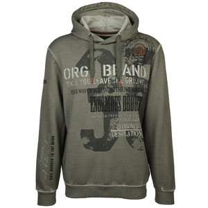 Herren Kapuzenhoodie mit Print
                 
                                                        Oliv