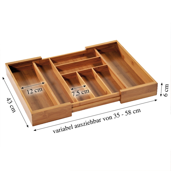 Bild 4 von Kesper Variabler Besteckkasten, Bambus