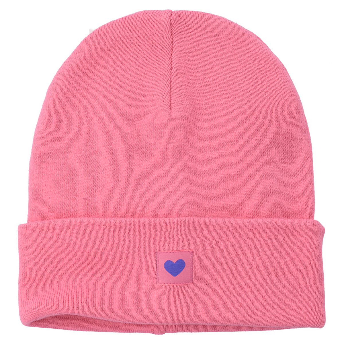 Bild 1 von Mädchen Beanie mit breitem Umschlag PINK