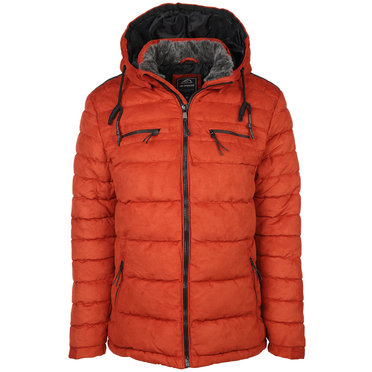 Bild 1 von Herren Velour Steppjacke mit Kapuze
                 
                                                        Orange