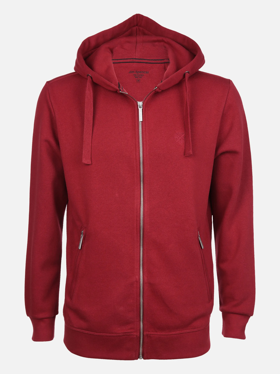 Bild 1 von Herren Kapuzen-Sweatjacke
                 
                                                        Rot