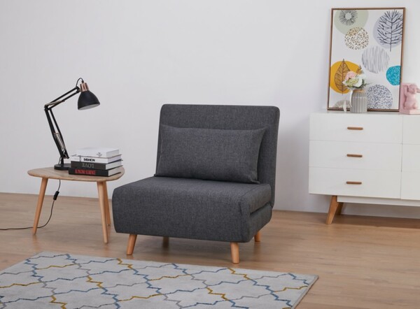 Bild 2 von Trendstabil Schlafsessel inkl. Kissen 77 x 90 x 81 cm Anthrazit