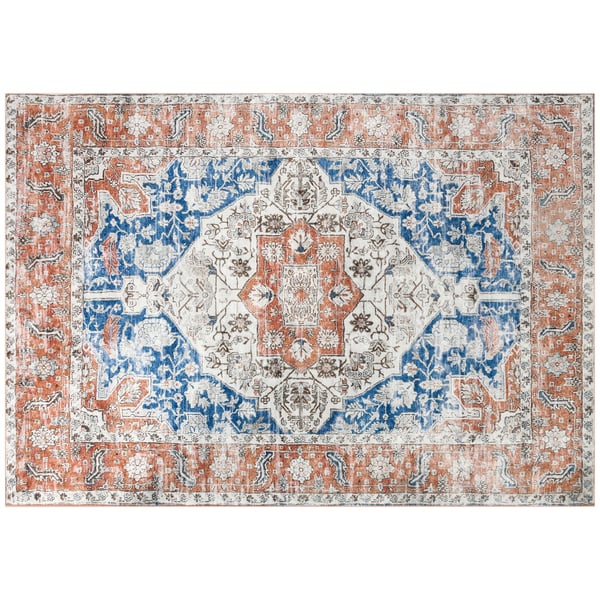 Bild 1 von HOMCOM Teppich Kurzflor Wohnzimmerteppich im Used Look, Flächenteppich 230x160cm