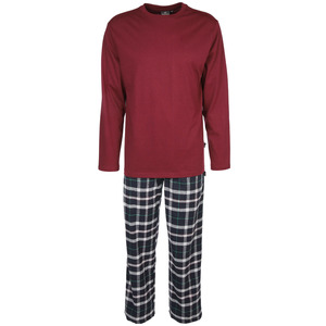 Herren Pyjama mit Flanellhose
                 
                                                        Rot