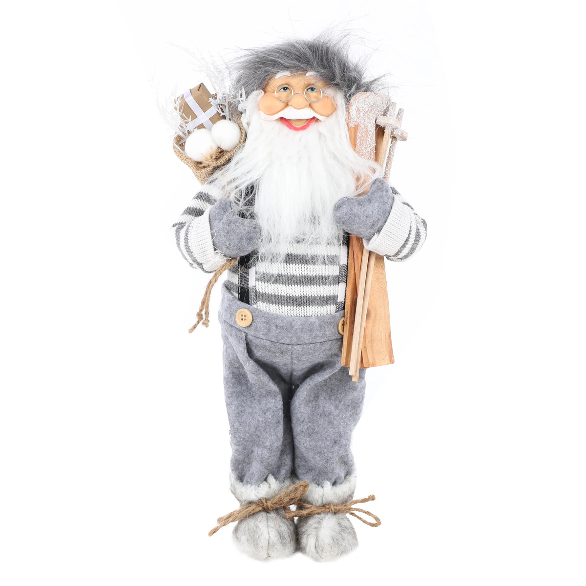 Bild 1 von Weihnachtsmann stehend ca.46cm
                 
                                                        Grau