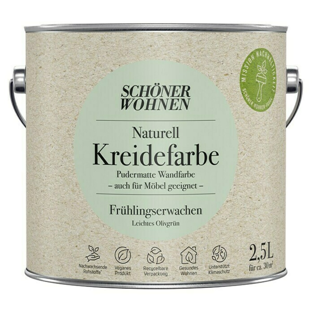 Bild 1 von SCHÖNER WOHNEN-Farbe Naturell Wandfarbe Kreidefarbe