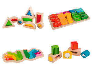 Playtive Echtholz-Lernspielzeug, nach Montessori-Art