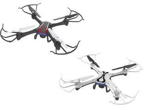 Quadrocopter, mit integrierter Kamera