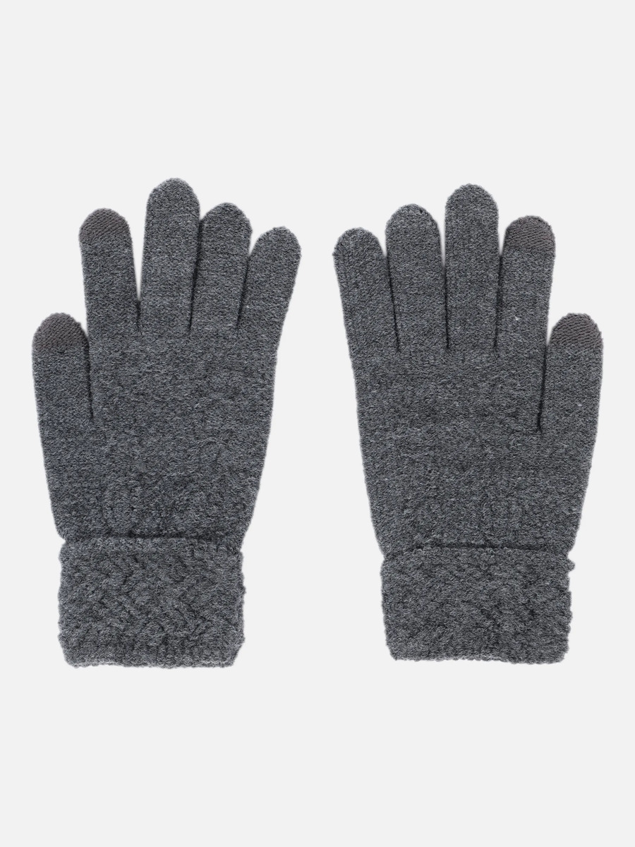 Bild 1 von Damen Strickhandschuhe mit Touch Screen Effekt
                 
                                                        Grau