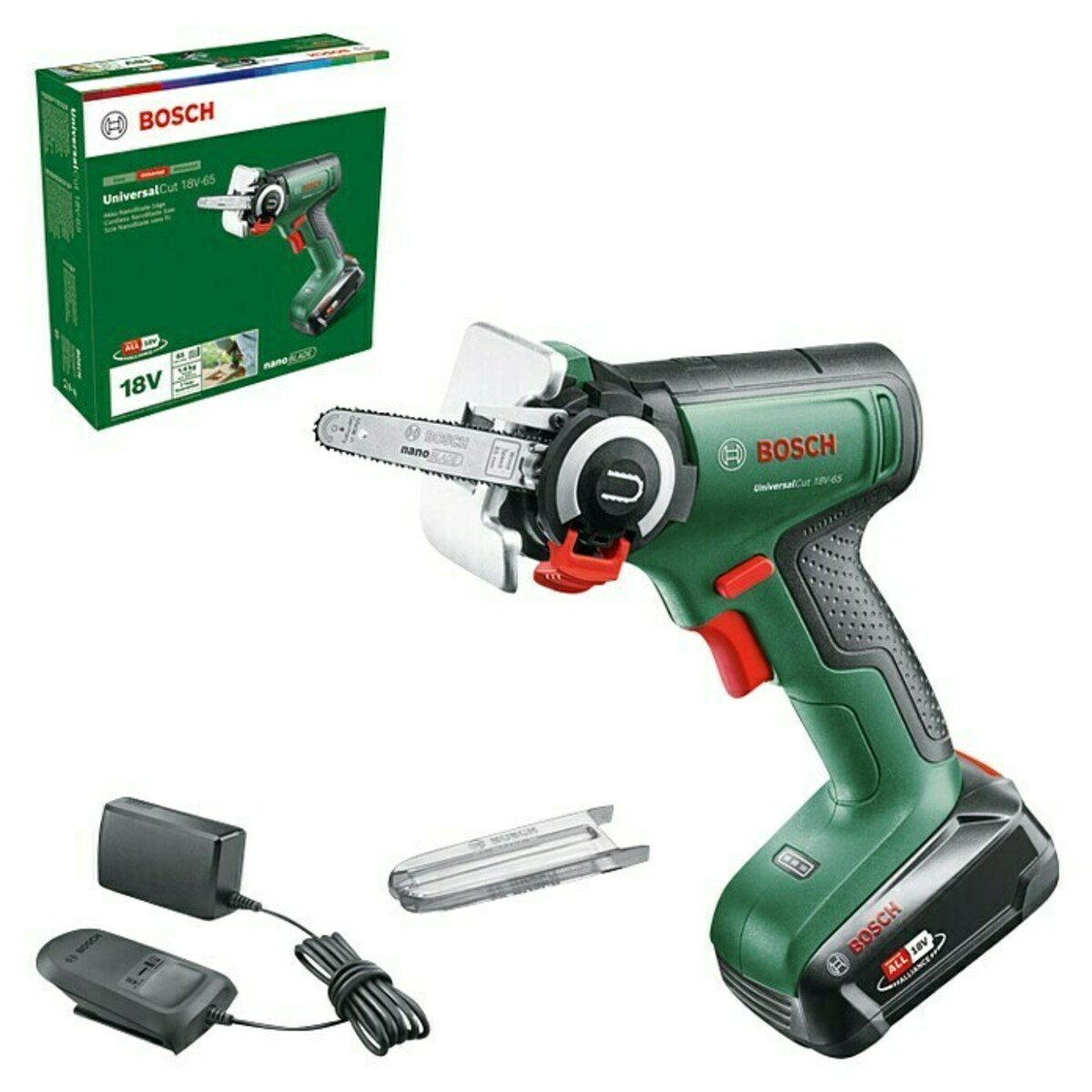 Bild 1 von Bosch Power for All 18V NanoBlade-Säge Universal Cut 18V-65
