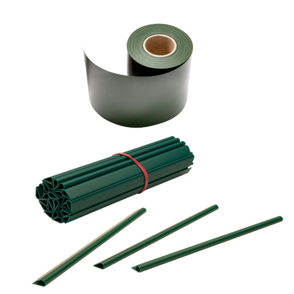 Bild 1 von Zaun Sichtschutz und Windschutz 2 Stück A1-Blickdicht 19 cm Breit grün