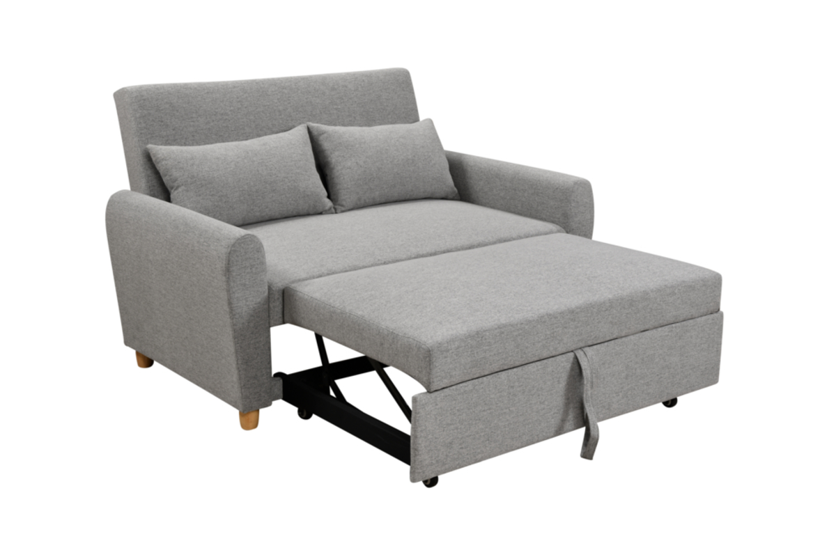 Bild 2 von Happy Home 2-Sitzer Sofabett inkl. Kissen HSP104-HGR hellgrau
