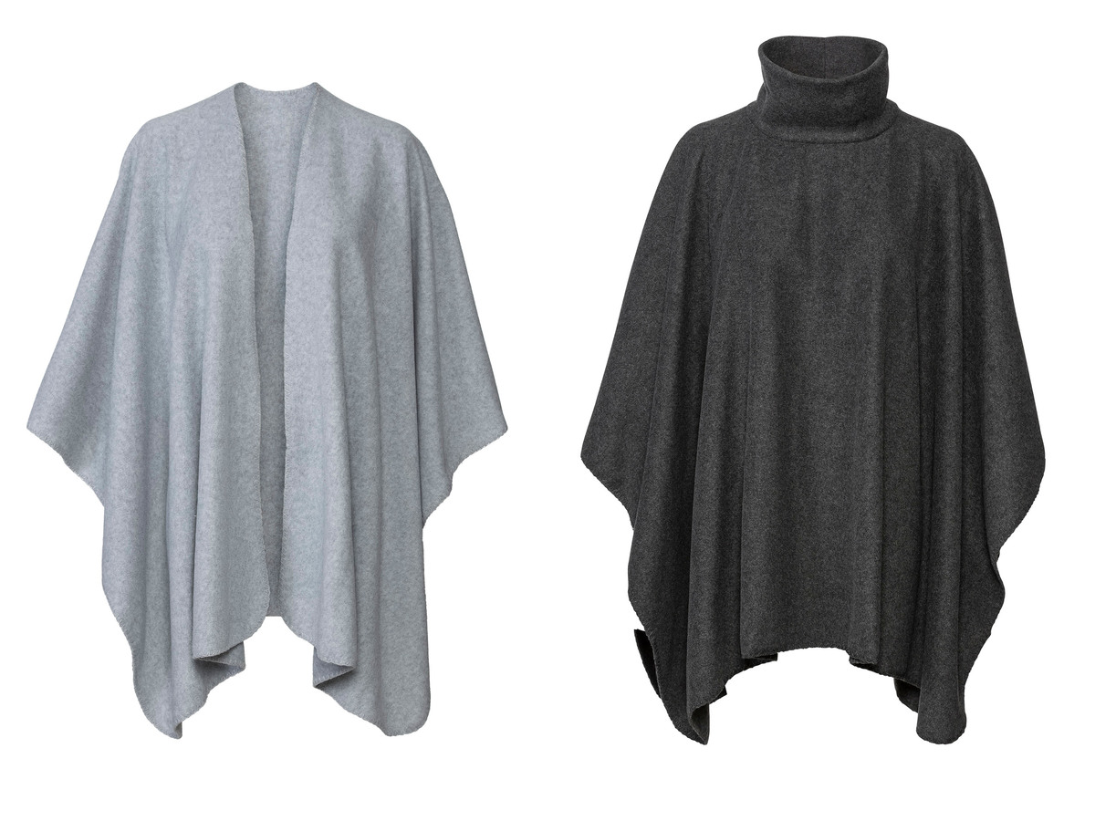 Bild 1 von esmara® Poncho, mit dekorativem Rundum-Ziersaum