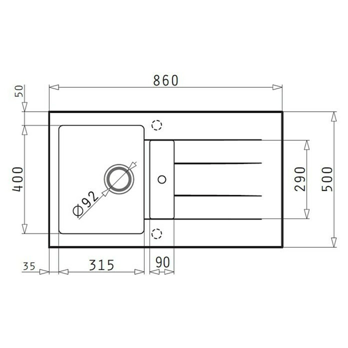 Bild 2 von Pyramis Einbauspüle Athlos