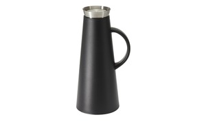 KHG Isolierkanne schmal schwarz Edelstahl, Kunststoff, Kunststoff, Edelstahl Maße (cm): H: 32,5  Ø: [13.8] Kaffee & Tee