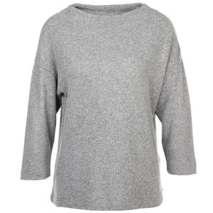 Damen Flauschshirt meliert
                 
                                                        Silber