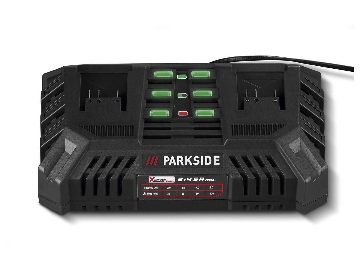 PARKSIDE Akku Doppelladegerät PDSLG 20 B1 4 5A 220W von Lidl ansehen