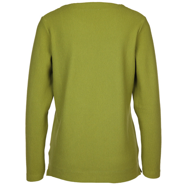 Bild 2 von Damen Struktursweatshirt mit langem Arm
                 
                                                        Grün